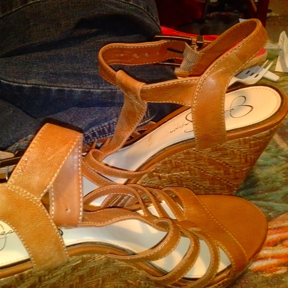 Jessica Simpson Gladiator Wedges